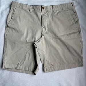 Club Room Shorts Flat Front Mens Waist 36 Tan
